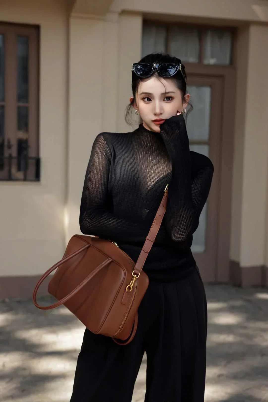 Genuine Leather Fashion Women Shoudler Black Bags Luxury Desiger Ladies Crossbody Cowhide Brown Large Bag Female Handbags Coffe