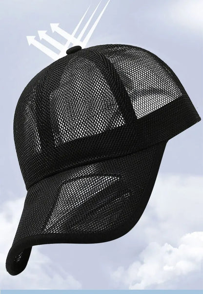 Summer Men Hat Openwork Brim Breathable Mesh Cap Outdoor Sports Sunscreen Baseball Women Sunhat
