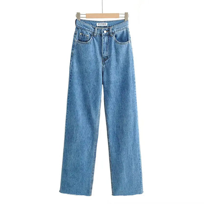 Women's High Waist Jeans Vintage Inspired Daily Uniform