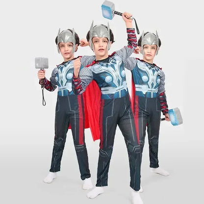 Cosplay Muscle Costume Shield Halloween Costume for Kids Boys Superhero Kids Captain America Costume Captain America