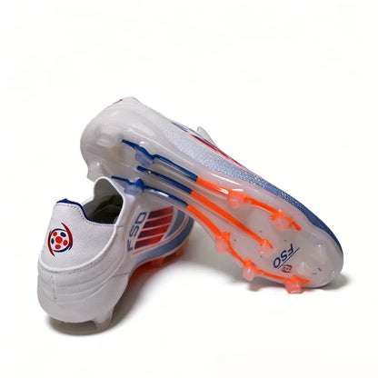 2555 High Quality Mens Soccer Shoes SLIP-ON Non-Slip Turf Soccer Cleats Boys TF/FG Training Football Boots Chuteira Campo F50