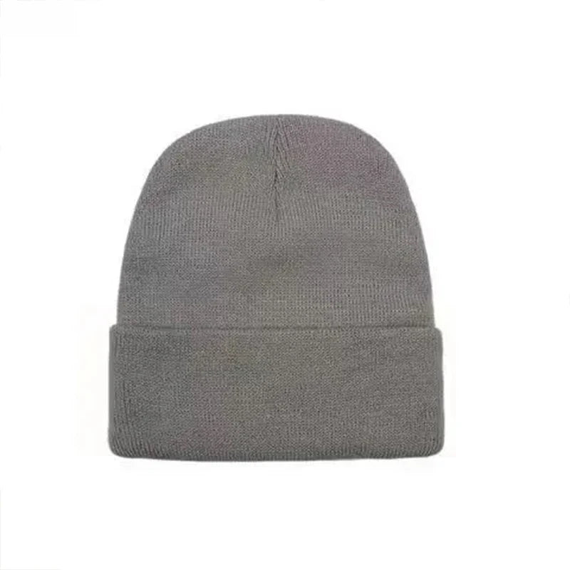 Custom Logo Autumn Winter Warm Beanie DIY Personalized Embroidered Design Knitted Hat Team Customize Stocking Skull Balaclava