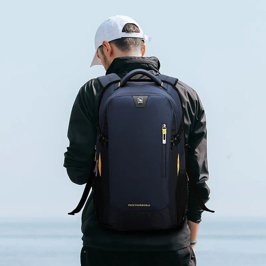 Men's Backpack Oxford Laptop Bags Casual Student Waterproof School Bag