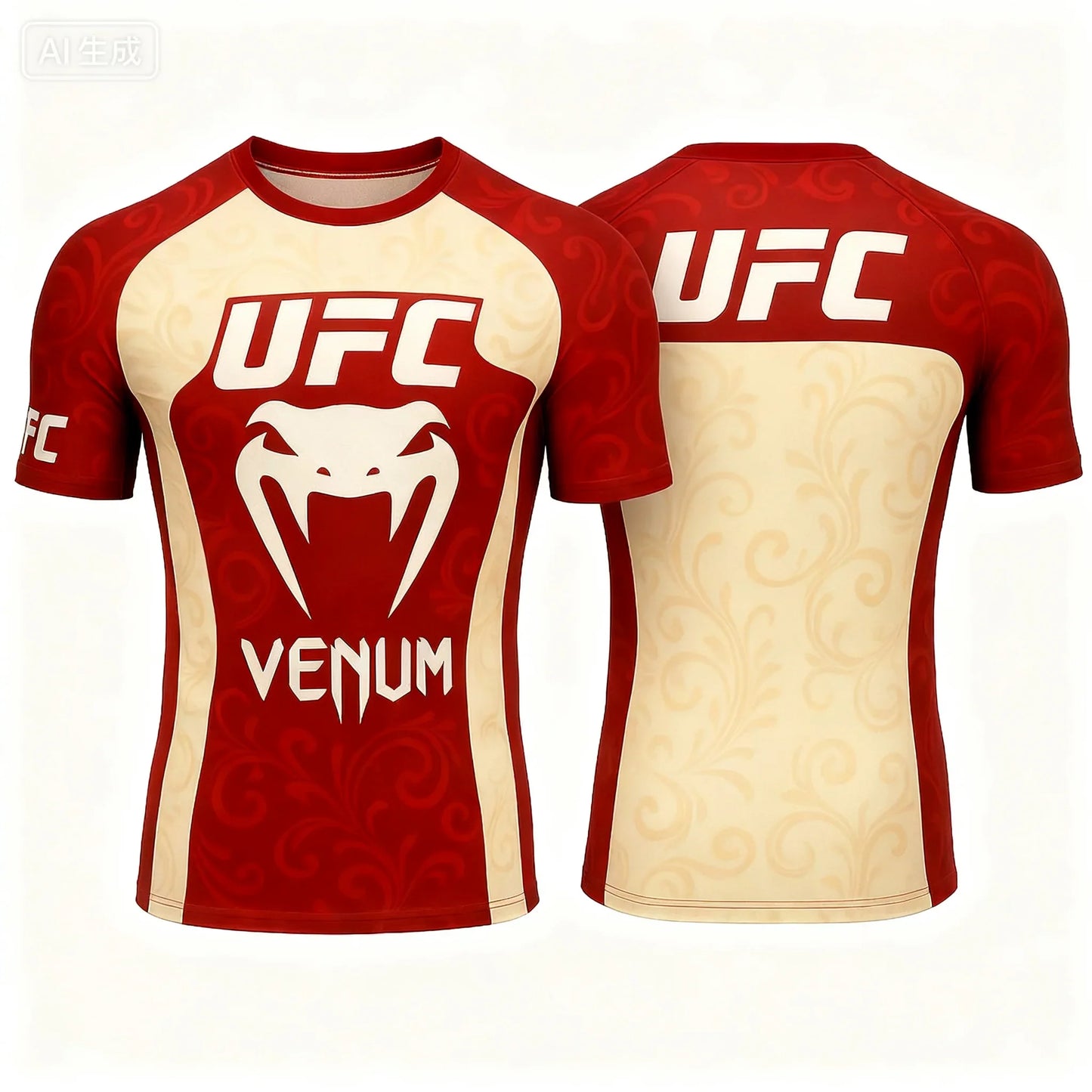 Fashion Gym T-shirt Man Boxing Fighting Competition Training Sports T Shirts Casual O-neck Short Sleeve Tops Summer Loose Tees