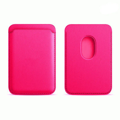 For Magsafe Wallet Card Holder Case For Apple iPhone 17 16 15 14 13 12 Pro Max Magnetic Leather Bag Adsorption Cover Accessory