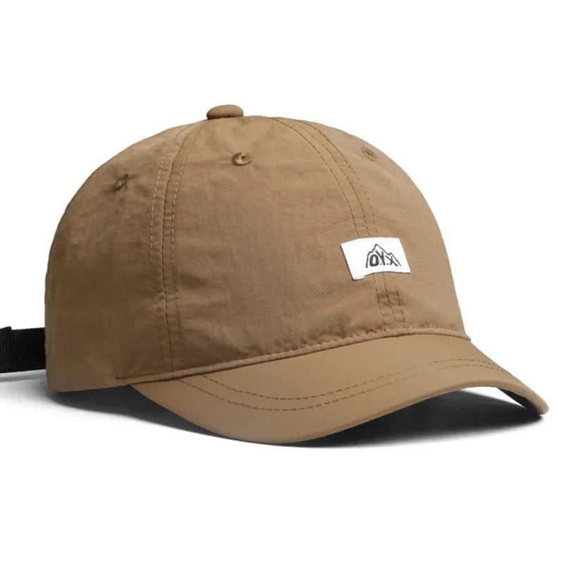 Quick-Dry Baseball Caps - Breathable, Adjustable, Soft Top, Short Brim,Outdoor Fashion Headwear for Sports, Daily Life, and Trav