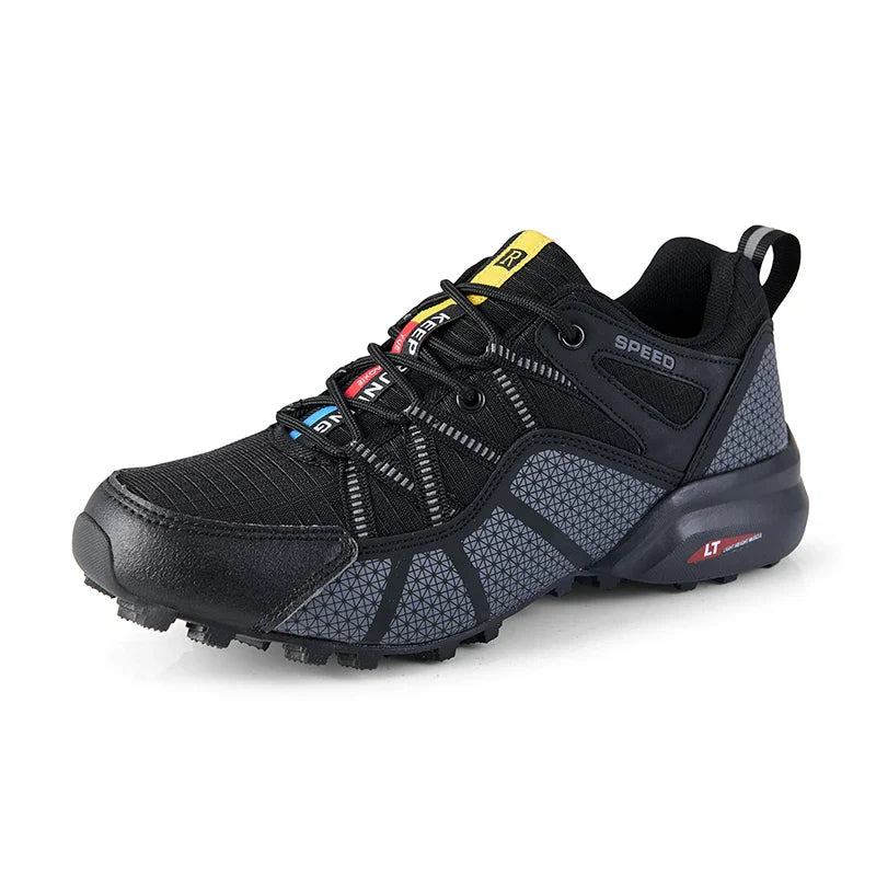Sapatos de Caminhada Masculinos e Femininos Impermeáveis para Exteriores Tênis de Treino com Cadarço para Escalada Trekking Tênis de Montanha para Caminhada e Caça Tênis Táticos
