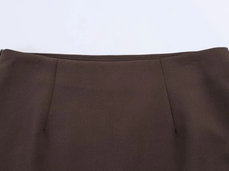 Summer Women Elegant Satin Silk Lace Fringe Mini Skirt High Waist Slim Anti-light Safety Bottoming Half Slip Underskirt 3 Colors
