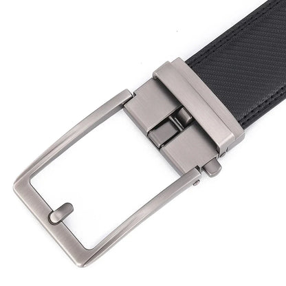 Unisex Click Belts for Men Luxury Brand Designer Fashion Automatic Buckle Genuine Leather Men's Belt Male Jeans Waist Strap Blue