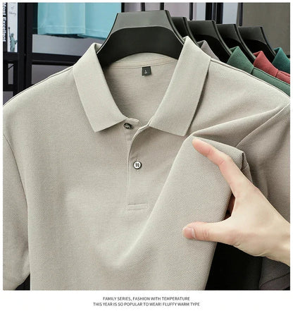 20 Colors Men's 100% Cotton Polo Shirt - Summer Casual Breathable Tee,Ideal for Golf and Sports,Business Casual,Silk-Like Finish