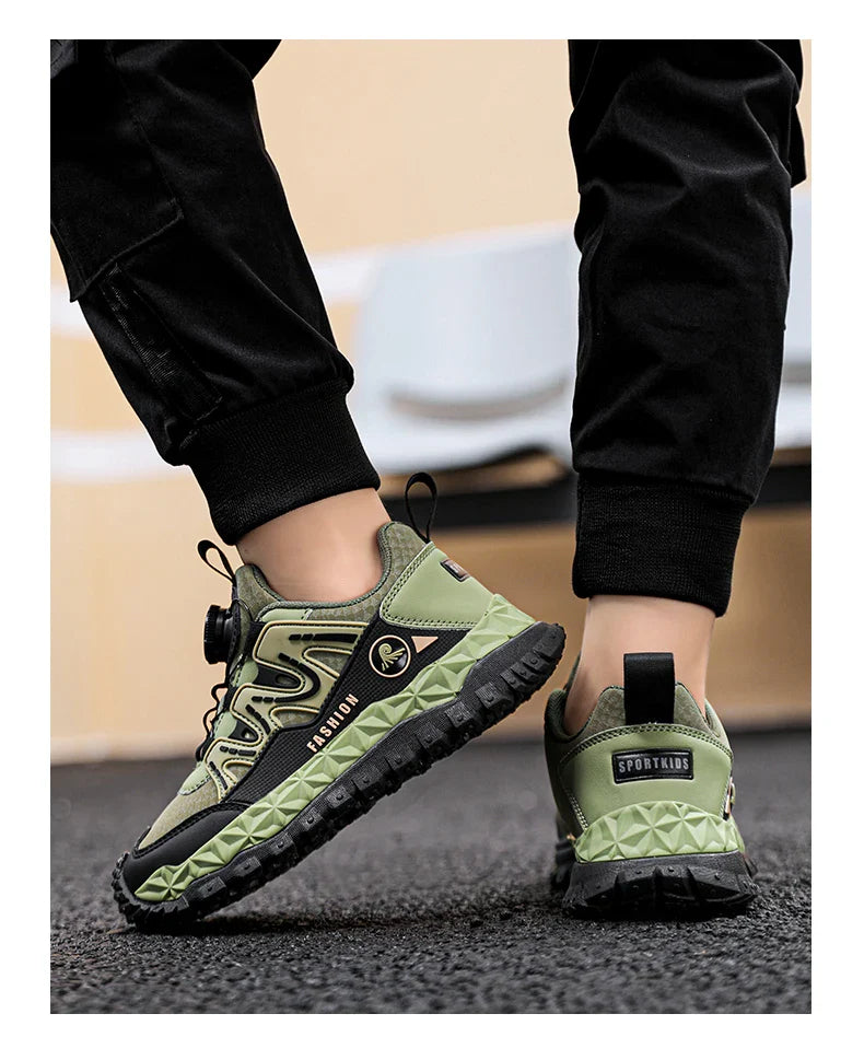 Children Sports Sneakers for Boys Girls Kid Cartoon Graffiti Pattern Casual Shoes Boys Basketball Shoe chaussures de sport