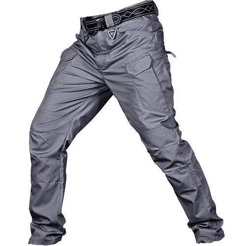 New Casual Tactical Pants Men Cargo Pants Multi Pockets Safari Style Trousers Waterproof Male Streetwear Hiking Plus Size S-6XL