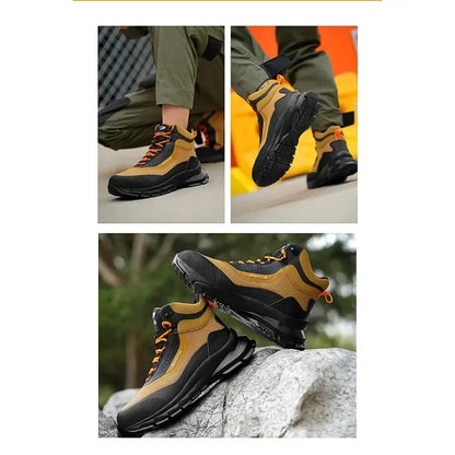 Anti Splash Water Safety Shoes Men Wear Resistant Work Boots Steel Toe Shoes Puncture-Proof Protective Shoes Security Sneakers