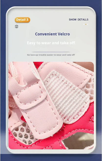 Fashion Kids Soft Chunky Running Sports Shoes Children's Sneakers Boy Spring Summer Mesh Girls School Causal Basketball Shoes
