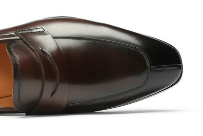Men Loafer Casual Shoes Calf Leather Waterproofing Materials High Quality Wholesalers Online Formal Dress Slip-on Shoes