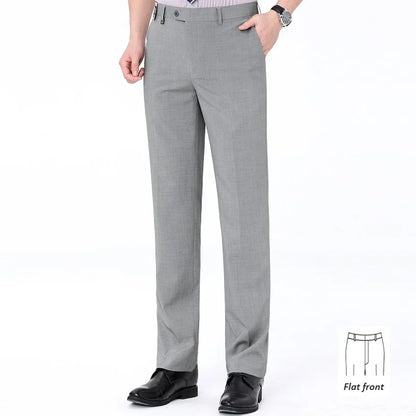 Men's High-End Summer Wool Blend Trousers, Traf Suit Pants,Business Formal , Man Pants,Wool Dress Pants for Men