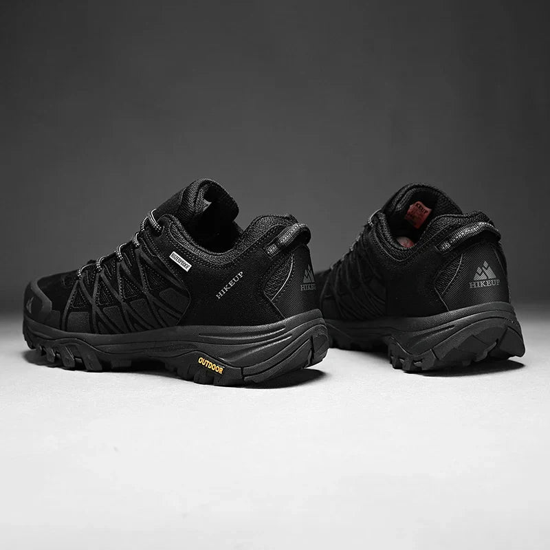 Mens Hiking Shoes Breathable Lace Up Trekking Male Cushioning Outdoor Climbing Tourism Sneakers for Men