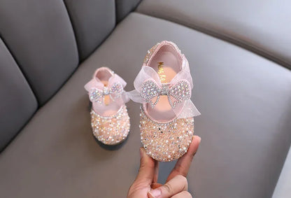 Girls Princess Shoes Children Party Dance Shoes Student Spring Autumn New Flats Kids Performance Shoes