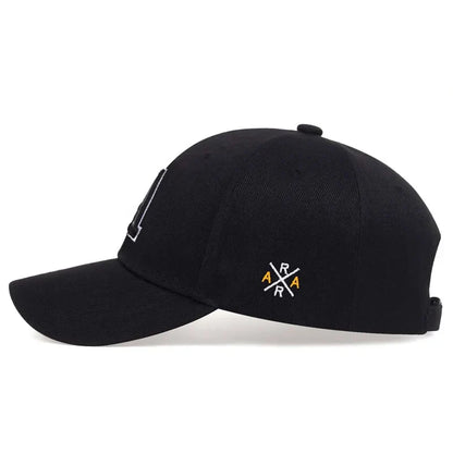 Unisex Letter Embroidery Baseball Cap Spring and Autumn Snapback Hat Adjustable Casual Cap Sunscreen Hat