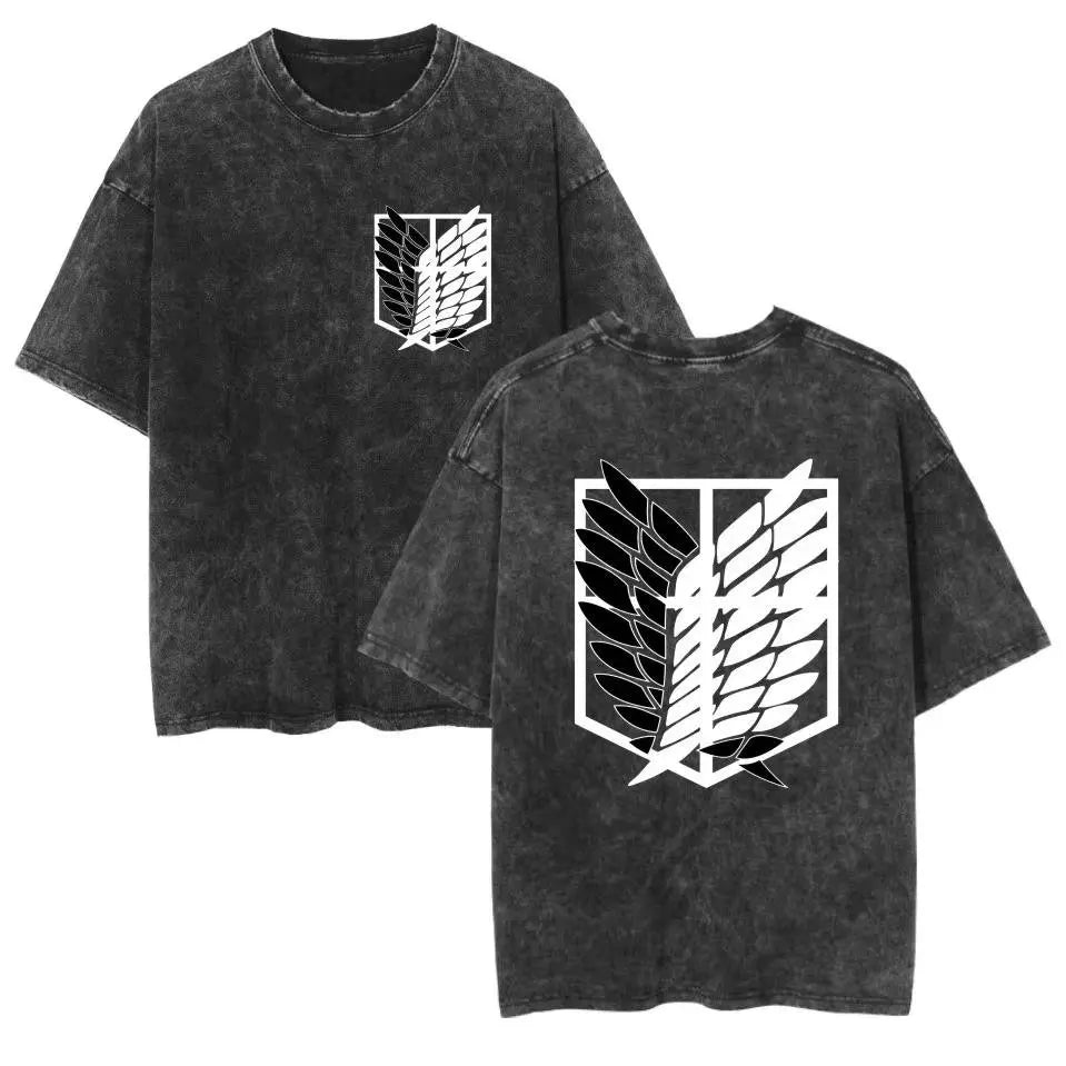 T-shirt Man Women Short Sleeve Tee Streetwear Oversized Anime Print Casual Tops Summer Y2k