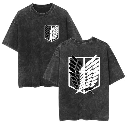 T-shirt Man Women Short Sleeve Tee Streetwear Oversized Anime Print Casual Tops Summer Y2k