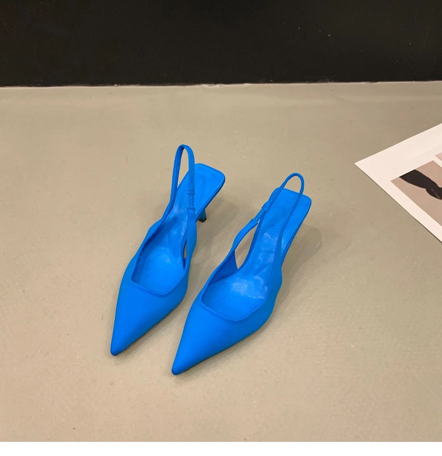2024 Fashionable Pointed Toe Stiletto Heel Shallow Mouth New Sandals Summer Sexy Elegant Casual Stiletto Women's Shoes NO:M05