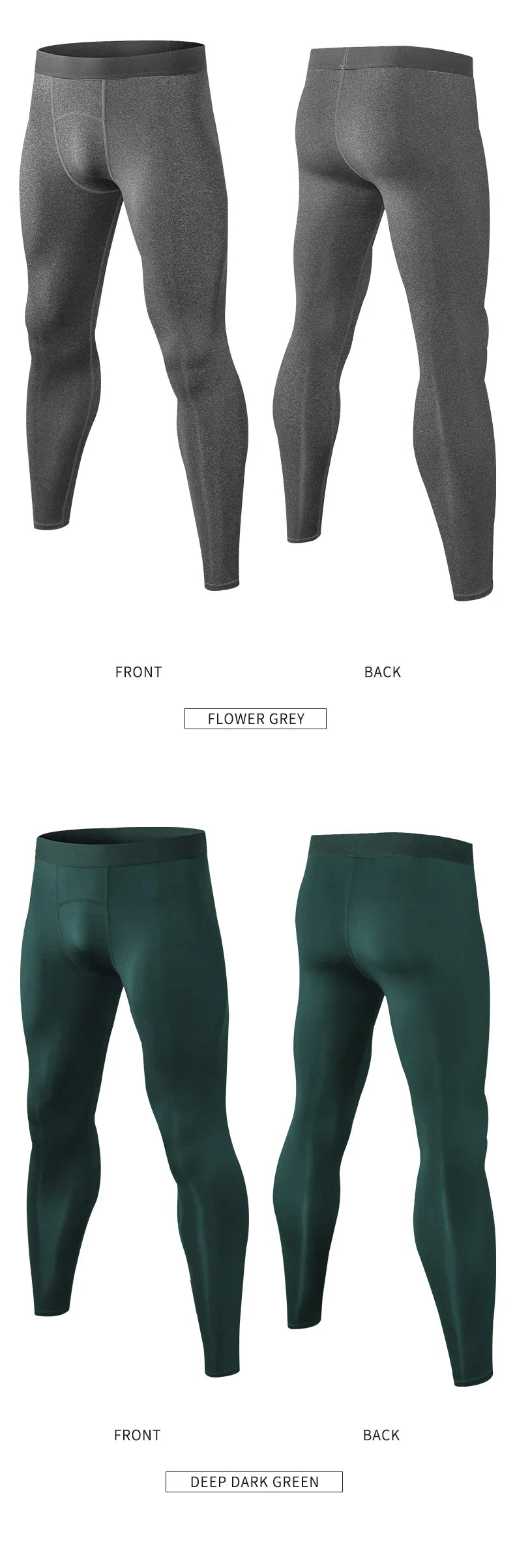 Men's Running Leggings Quick Dry Gym Fitness Sports Pants Workout Training Jogging Sports Trousers Compression Sport Pants