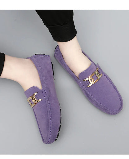 Sapatos Masculinos 2025 Novos Feitos à Mão Gorro Sola Macia Slip-On Casual Sapatos Preguiçosos Respiráveis ​​Trbottomy Mais Fáceis de Combinar Tamanho Grande