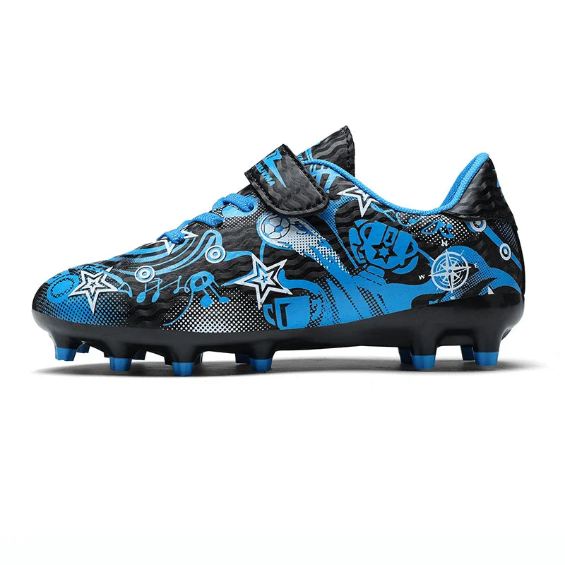 New Youth Soccer Shoes Kids Football Boots Professional Training Non-Slip Indoor Outdoor Futsal Cleats Sneakers Breathable 28-39