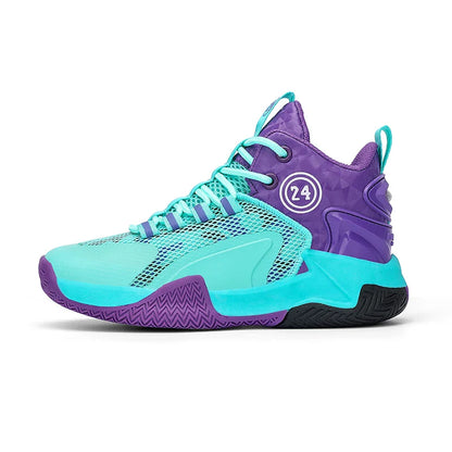 Kids Basketball Shoes Legendary Number Children's Anti-Slip Breathable Outdoor Sports Sneakers for Boys Daily Training Exercise