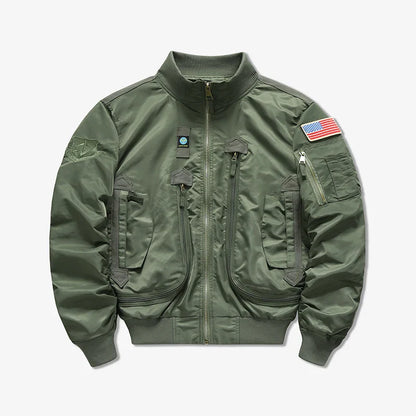 American pilot cotton jacket men's autumn and winter thick warm baseball jacket fashion jacket men's military fan jacket