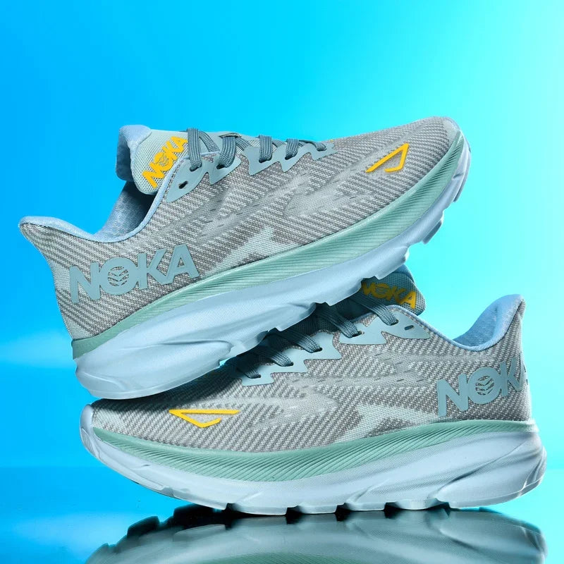 Men's Running Shoes Jogging Cushioning Outdoor Luxury Shoes Trainer Race Breathable Couple Non-Slip Sneakers Mesh Off-road Shoes