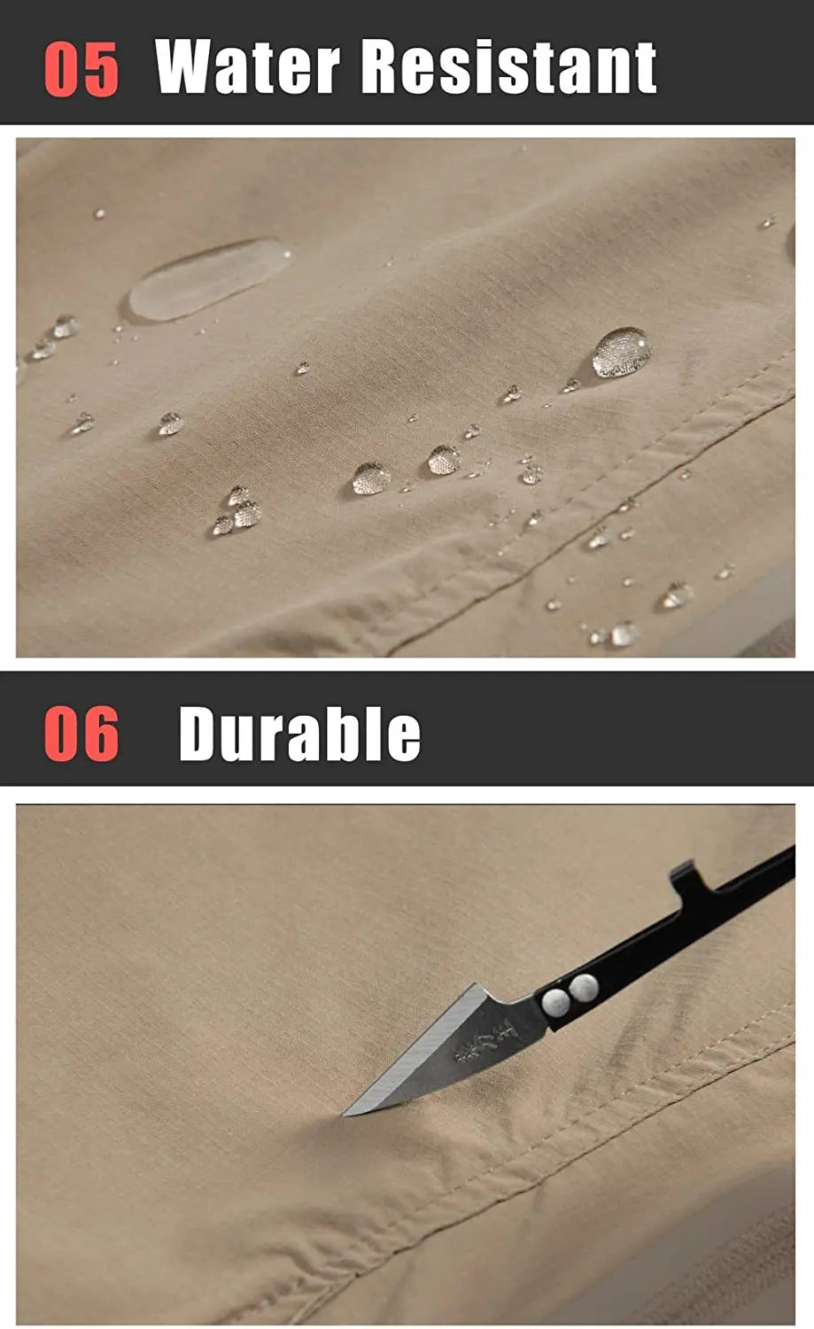 Lightweight Trousers Mens Fishing Pants Outdoor Hiking Nylon Quick Dry Pockets Cargo Pants Casual Work Trousers