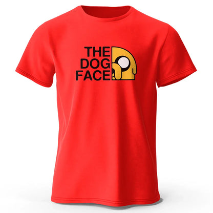 Men's Jake The Dog Printed T Shirt Oversized Funny Graphic Tees for Men Women Tops Tees