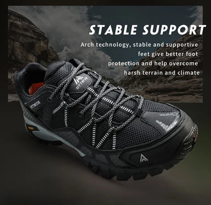 Breathable Hiking Men's Sports Shoes Luxury Designer Climbing Trekking Sneakers for Men Outdoor Work Man Boots 110609A