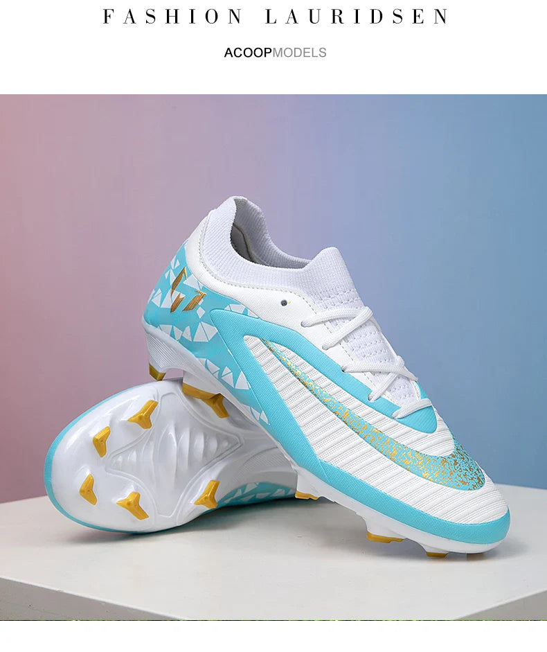 New Kid Match Boys Soccer Shoes Comfortable Outdoor Match Professional Football Boots Sneakers Non-Slip Sports Shoes Unisex