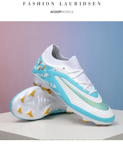 New Kid Match Boys Soccer Shoes Comfortable Outdoor Match Professional Football Boots Sneakers Non-Slip Sports Shoes Unisex
