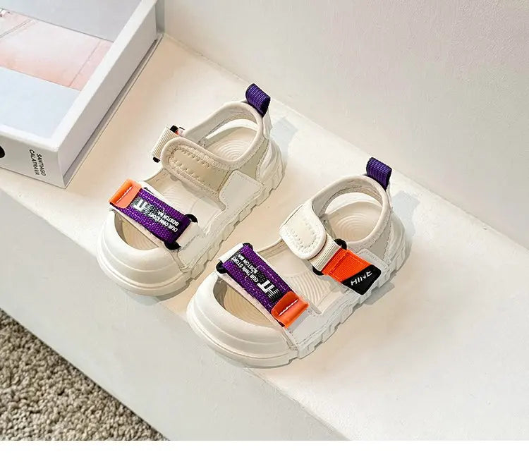Kids Fashion Sport Sandals Girls Boys New Summer Casual Outdoor Non Slip Sole Sandals Lightweight Comfortable Design Beach Shoes