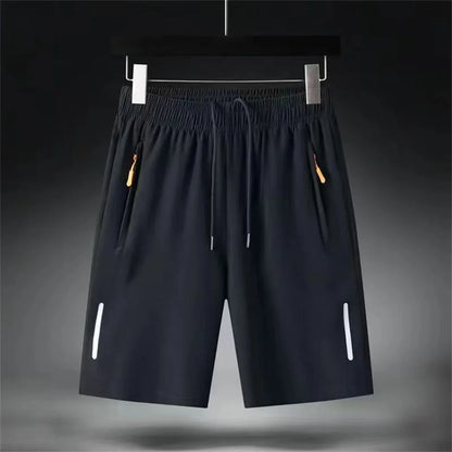 Men's Summer Ultra-thin Ice Silk Beach Casual Shorts