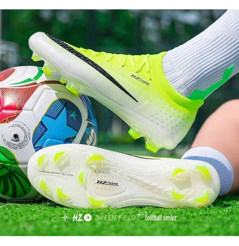 New Men Football Boots Futsal Cleats Unisex Soccer Shoes Hot Sale High-quality Professional Women Ultralight TF/FG Sneakers