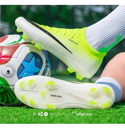 New Men Football Boots Futsal Cleats Unisex Soccer Shoes Hot Sale High-quality Professional Women Ultralight TF/FG Sneakers