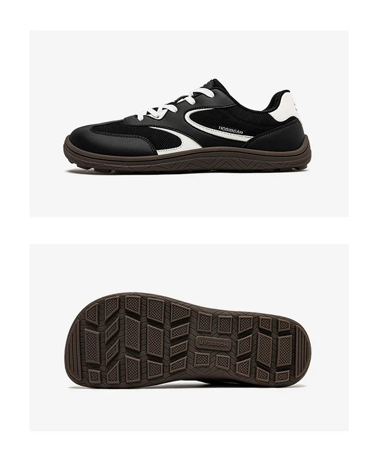 Unisex Barefoot Shoes Wide Width Minimalist Sneakers Zero Drop Classic Retro Outdoor Walking Shoes for Men Women