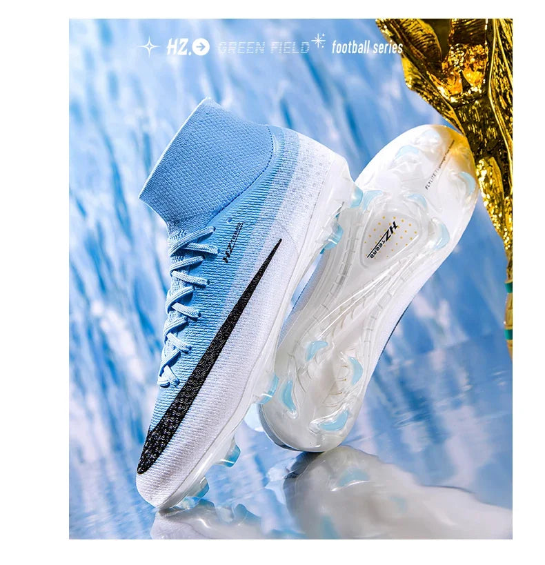 New Men Football Boots Women Professional Soccer Shoes Hot Sale TF/FG Sneakers Unisex High-quality Futsal Cleats Ultralight