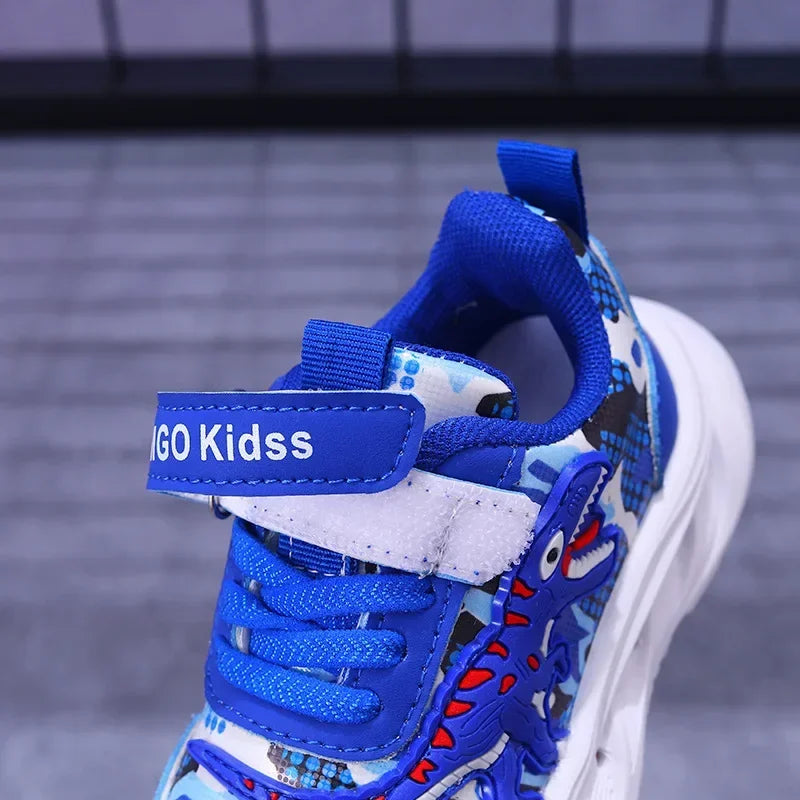 2026 New  Boys Led Lighted Shoes Fashion Mickey Children's Casual Sneakers Kids Luminous Shoes Sport Shoes Lighted Shoes