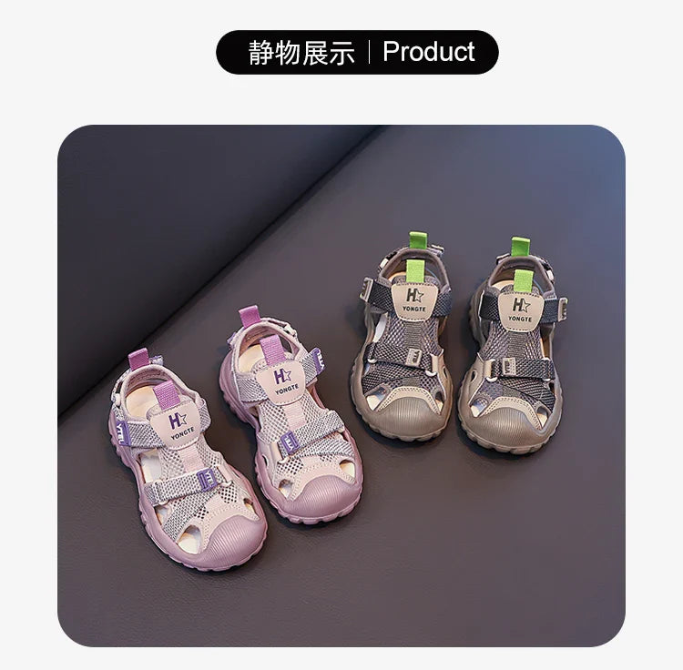 Luxury Kids Shoes Girls Sandals Breathable Non-slip Water Beach Outdoor Shoes Sneaker Children Sports Sandals for Boy