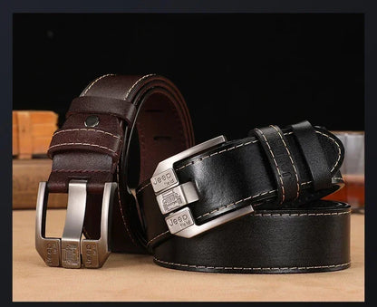 Men High Quality Genuine Leather Belt Luxury Brand Designer Belts Men Fashion Waist Straps for Jeans Trousers