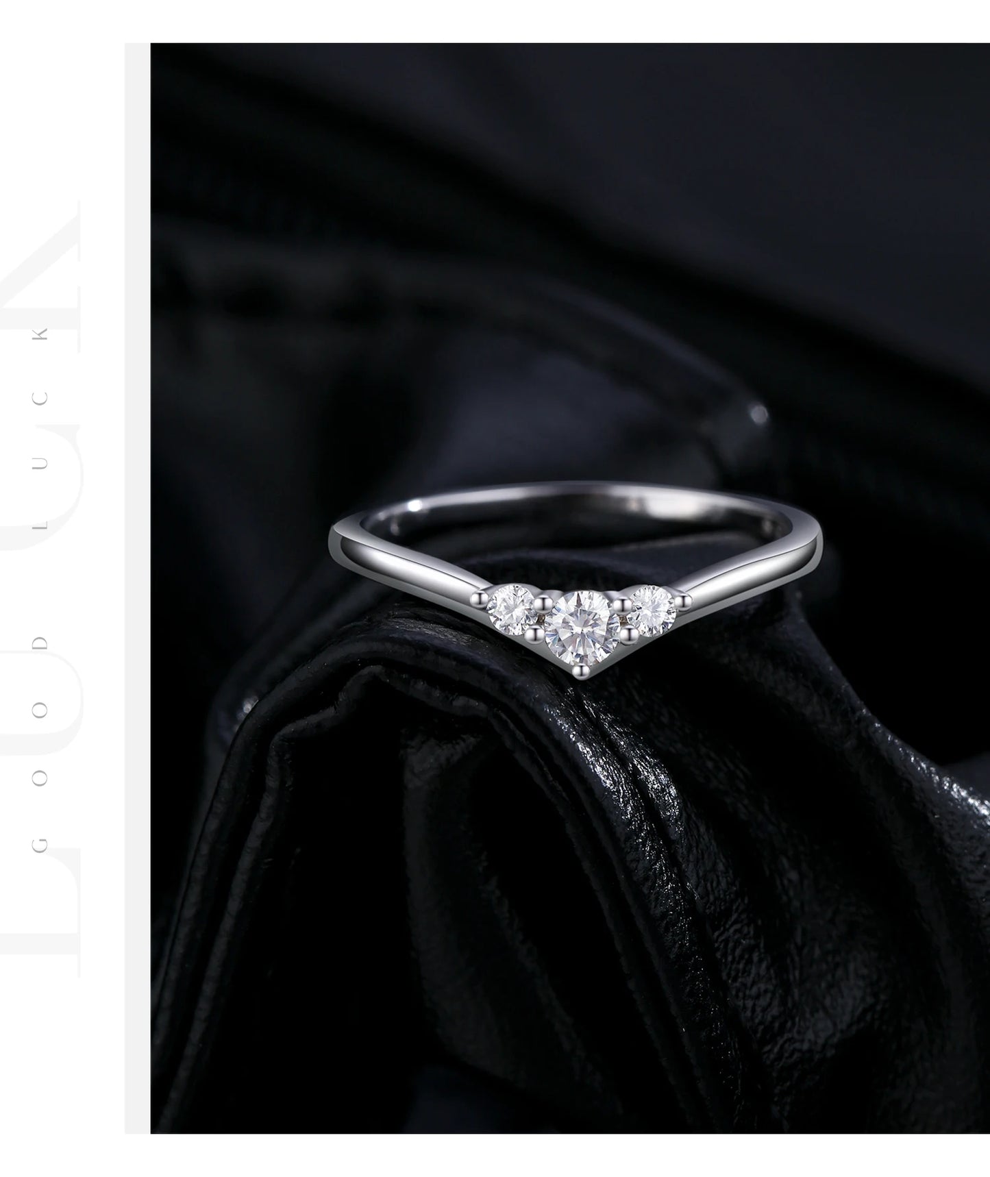 Anel de Moissanite Eternidade Simples Prata Esterlina 925 Anéis de Aliança Finos e Brilhantes para Mulheres Presente de Joias Finas