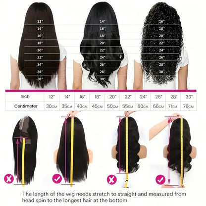 40Inch 200% Density 13x4 13x6 Body Wave Lace Front Wigs Human Hair Pre Plucked Human Hair Wigs For Women