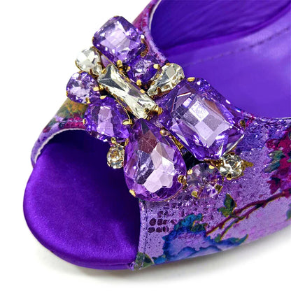 Italian Sandals and Bags Matching Set Women Heel Party for Gold Colour Wedding Bigger Size Thick Heel Shoes