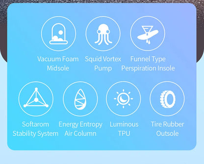 Cushioning Running Shoes For Men Suitable Heavy Runners Lace Up Sports Women Non-slip Outdoor Athletic Male Sneakers